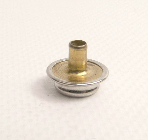 Close-up of Three Eighths Inch Snap Stud And Double Stud Jewelry Set With Quarter Inch Brass Posts Ten Piece Earring Stud Kit For Mix And Match.