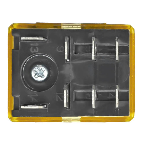 Bottom view of Power Relay Kit 10A 110/120V AC DPDT 8-Pin Plug-In With Blade Terminals and LED Indicator
