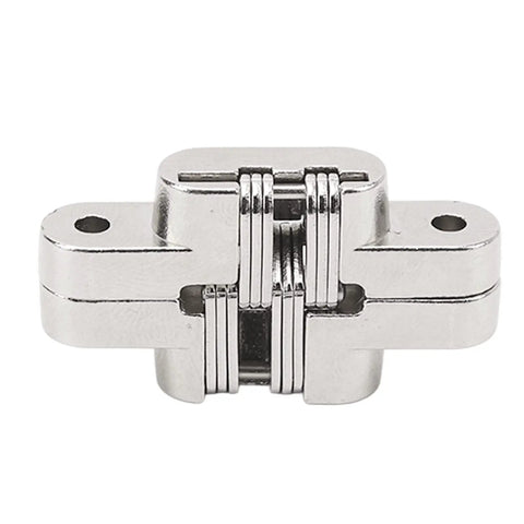 Mini Cross Hidden Hinge Set Zinc Alloy 180 Degree Swing Invisible Hinge For Jewelry Boxes Cabinets Doors Folding Doors DIY Projects