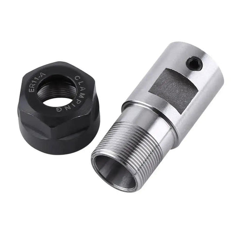 Collet Chuck Motor Shaft Spindle Adapter For CNC Milling 8mm Shank 0.31 Inch Inner High Precision with Clamping Nut