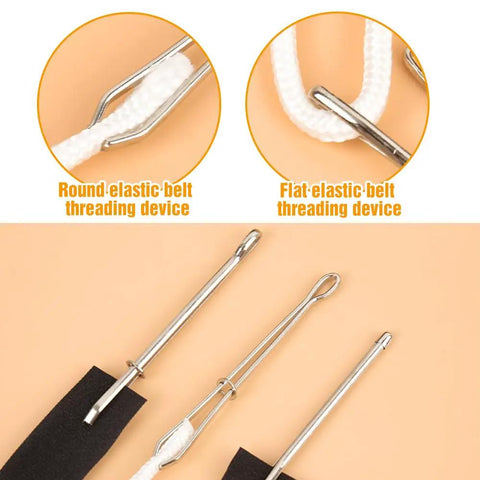 Effortless Drawstring Threader Clips Set For Hoodies Shorts And Pants 2024 New DIY Sewing Tool Kit with metal threaders