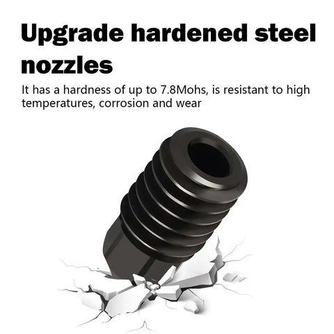 Upgrade 2.0 Ceramic Hotend Kit 0.4mm For Flashforge Adventurer 5M And 5M Pro hardened steel nozzle illustration