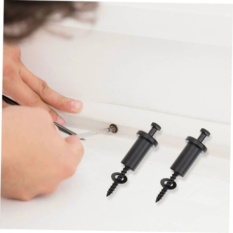 Installation of Beefy Barn Door Hardware Kit With Adjustable Carbon Steel Spacers And Sliding Track Connectors For Smooth Operation