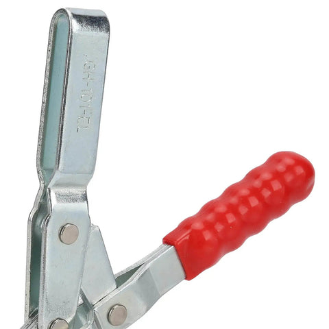 Built Tough Quick Release Vertical Toggle Clamp For Woodworking Jigs And Fixtures, 370Kg Clamping Force, Galvanized Steel Build