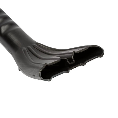 Close-up of the end of a Claw Utility Vacuum Nozzle Fits 1.25 Inch, 1.5 Inch, And 2.5 Inch Hoses showing detail of plastic material.