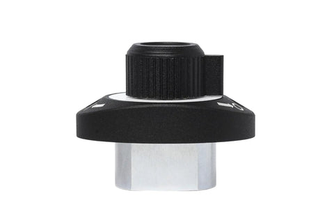 Side view of Black Label MagJig 185 Magnetic Clamp For Studio Furniture And High End Cabinetry, contoured design.