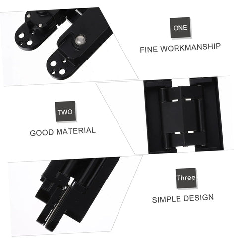 Invisible Door Hinge 180 Degree Swing for Concealed Doors and Cabinets with Three Dimensional Adjustable Alignment Heavy Duty Hidden Hinge