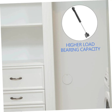 High Load Capacity Gas Spring Strut Hinge With Soft Close For Cabinets Kitchen And Jewelry Boxes, shown with cabinet door open