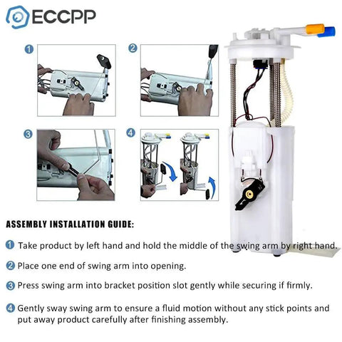 Beefed Up Fuel Pump Replacement E8397M E8483M E8721M E8486M For Honda Passport Isuzu Rodeo step-by-step installation guide