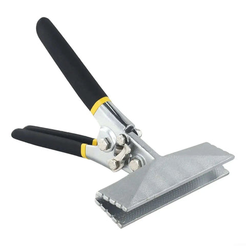 Sheet Metal Bending Pliers Hand Seamer Crimping Tool made from chrome vanadium steel with straight elbow handle for light steel frames.