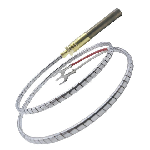 24-inch thermopile sensor with aluminum-wrapped wire and forked sensing tip
