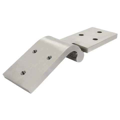 Ford Bronco Door Hinges Kit Left And Right For 1966-1977, Galvanized Silver Finish, 304 Stainless Steel hinge close-up