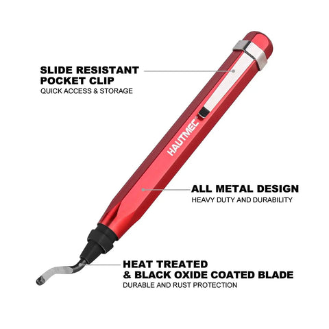 Heavy Duty Copper Tubing Cutter Set With Auto Tightening Includes Half Inch, Three Quarter Inch, And One Inch Cutters, Reaming Pen