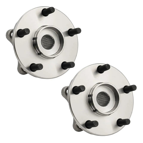 Front Wheel Bearing Hub Assembly 5 Lug Set For Toyota RAV4 2008-2011, Scion xB 2008-2015, Prius V 2012-2017 shown from top