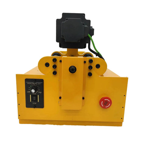 Front view of Portable Line Boring Machine For Excavators And Loaders 45 Mm To 180 Mm Bore 4.92 Ft Connecting Rod With Control Handle 110V Heavy Duty Boring Equipment For Onsite Machining And Precise Hole Drilling.