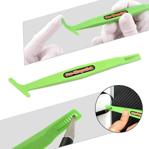 Pro Vinyl Wraps All In One Applicator Tool Kit For Car Wrapping And Window Tinting Includes Felt Squeegees Plastic Scraper