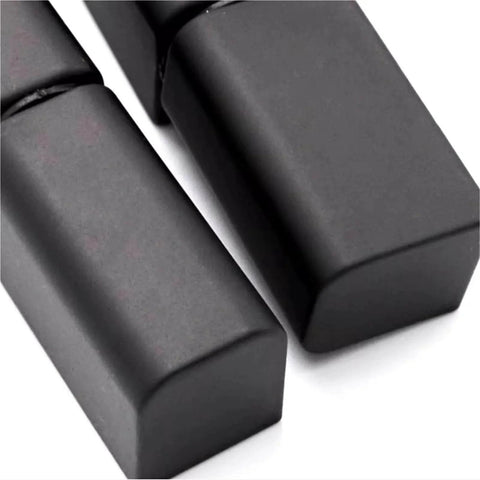 Inline Lift-Off Hinge Detachable Release Hinge One-Piece Zinc Die-Casting Black Powder Coated Finish M2.5x10 close-up view