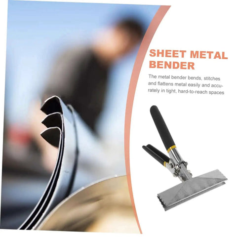6 Inch Hand Seamer Tool For Metal Bending And Flattening Heavy Duty Pro Grade shown with ergonomic handle