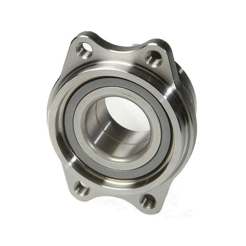 Front view of rear wheel hub bearing module pair for Mitsubishi Eclipse AWD 1995 to 1999 Lancer Evolution
