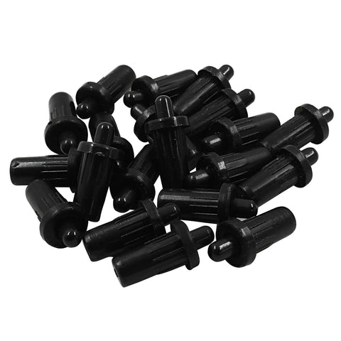 20 Pcs Cabinet Door Dampers Pin Plunger Replacement Kit For Window Shutters Black Easy Install Buffer Pins For Smooth Quiet Close