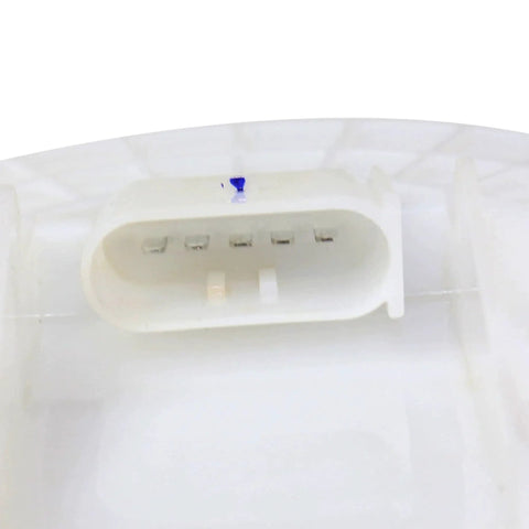 Close-up of 5-prong blade connector on Drop In Fuel Pump With Sending Unit And Module For Dodge Charger 2006 2010 Chrysler 300 2005 2010