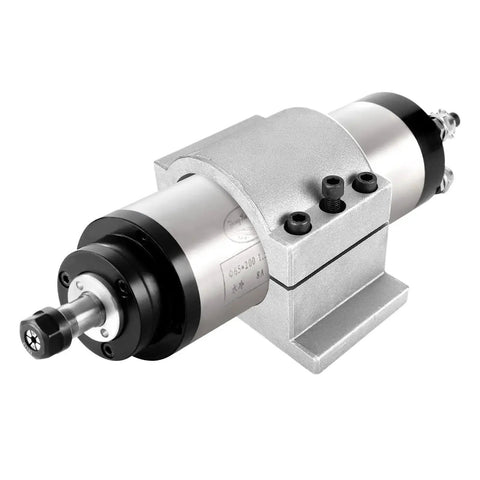 CNC Clamp Mount Bracket Support For 65mm Spindle Motors 0.8KW Or 1.5KW Cast Aluminum Construction Industrial Grade With 3 Screws