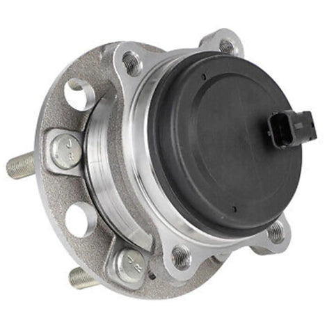 Front view of FWD Rear Wheel Bearing Hubs Assembly Pair For 2016-2020 Kia Sorento, 2020-2023 Kia Telluride, 2020-2023 Hyundai Palisade With ABS.