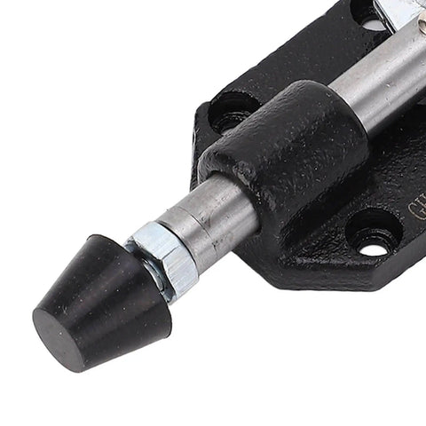Close-up of Heavy Duty Adjustable Push Pull Toggle Clamp with 500Lbs Holding Power for Welding Molding Woodworking Jigs and Fixtures