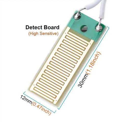 High-sensitivity detect board for Water Leak Detector With 120dB Loud Alarm And Battery Powered 9V Not Included 5 Pack.