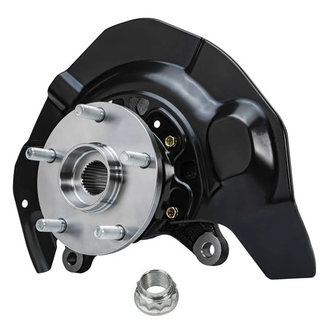 Front Left Steering Knuckle And Wheel Hub Bearing Assembly Replacement For Toyota Highlander And Lexus RX330 RX350 RX400h Driver Side