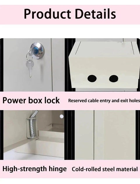 Indoor Outdoor Electrical Cabinet For Home And Industrial Monitoring Control Panel Enclosure Custom Empty Distribution Chest with lock and cable holes