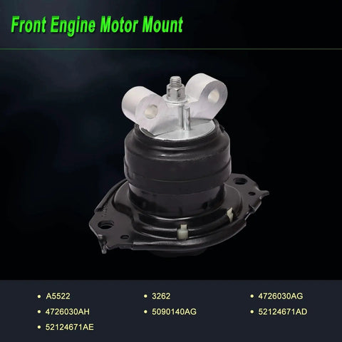 Front engine motor mount for 2011 2022 Dodge Charger Challenger Chrysler 300 3.6L V6 5.7L V8 Direct Fit OE 5090140AG.