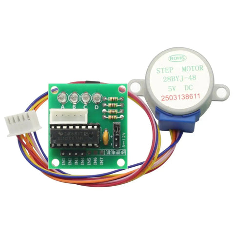 Two Pack 5V 4-Phase 28BYJ-48 DC Stepper Motor With ULN2003 Driver Board for Arduino Raspberry Pi DIY Projects