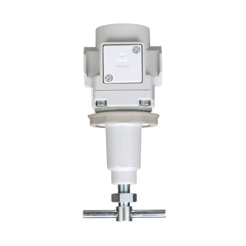 Air pressure regulator, PneumaticPlus SAR300T-N03BG, 3/8 in NPT, with T-handle and mounting bracket