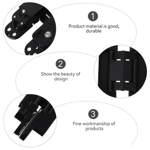 Close-up views of Beefy Heavy Duty Concealed Door Hinge for wood doors, highlighting durability, design, and fine workmanship.