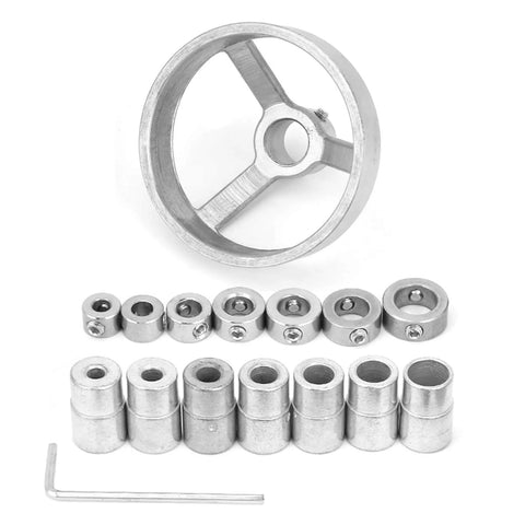 Heavy Duty Woodworking Locator Set for Precise Vertical Drilling and Molding Steel Forged Jigs with Strong Clamps 16 Piece Kit