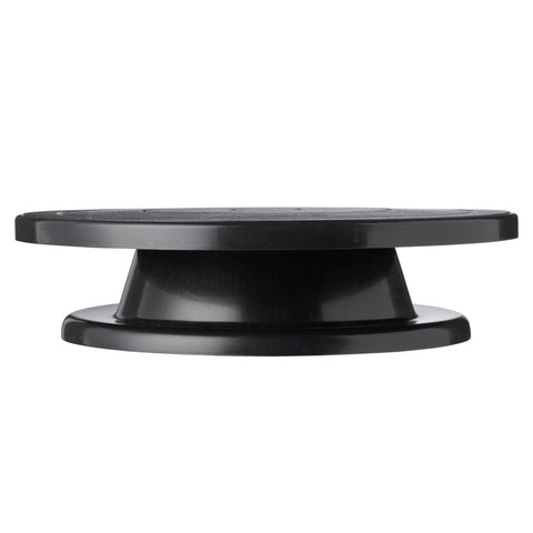 Side view of Revolving Paint Spray Turntable With 11 Inch Round Platform For Spray Painting Projects And Crafting Smooth 360 Degree Rotation