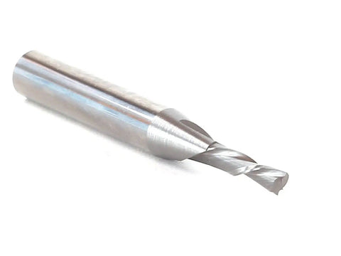 Downcut Spiral Router Bit For Clean Top Edges And Dadoing In Laminate Or Veneer Finish, One Eighth Inch Diameter, Two Flute