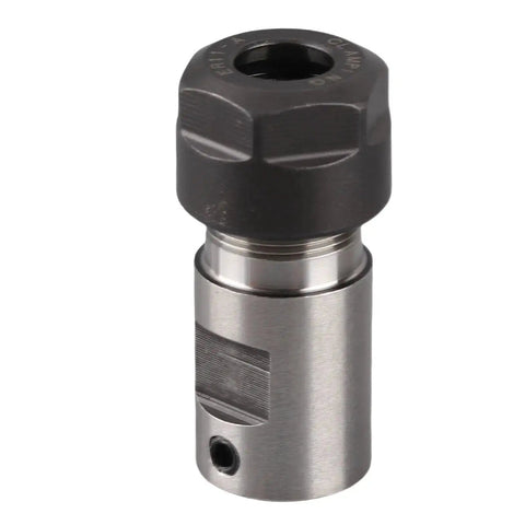 Heavy Duty CNC Milling Holder With Straight Shank Chuck Collet For Deep Hole Processing 8mm ER11-35L, Industrial Grade, side view