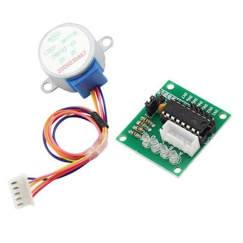 VKLSVAN 3-set 28BYJ-48 5V stepper motor with ULN2003 driver board, blue housing; Arduino/Pi compatible
