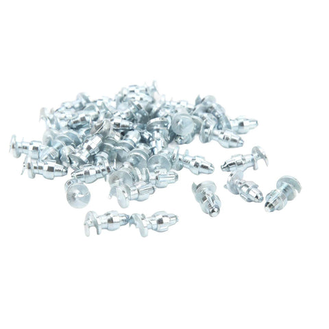 50 Pack Anti Slip Tire Thread Studs For Heavy Duty Traction On Loader Skid Steer Forklift Tractor Motorcycle And Off Road Vehicles Tungsten Steel Snow Screws With Aluminum Base Delivering Enhanced Grip And All Weather Safety scattered view