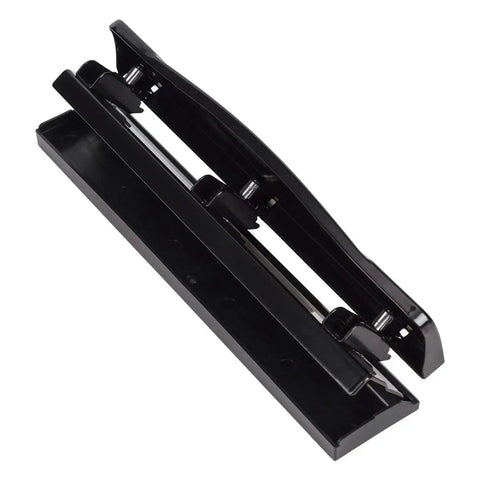 Three Hole Punch For Office And Home Use No Fuss Ten Sheets Puncher With Durable Metal Construction Black Finish