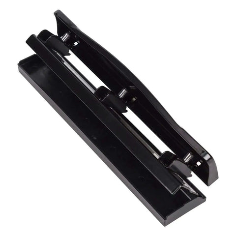 Three Hole Punch For Home Office With Easy Clean Tray Punches Up To 10 Sheets At Once Durable Metal Construction Sleek Black Finish