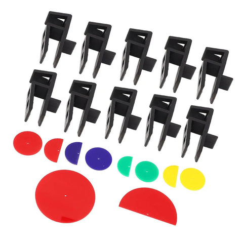 Woodworking Scribing Jig Set For Cabinets And Furniture Assembly Built With Pro Grade ABS Plastic, multiple pieces shown.