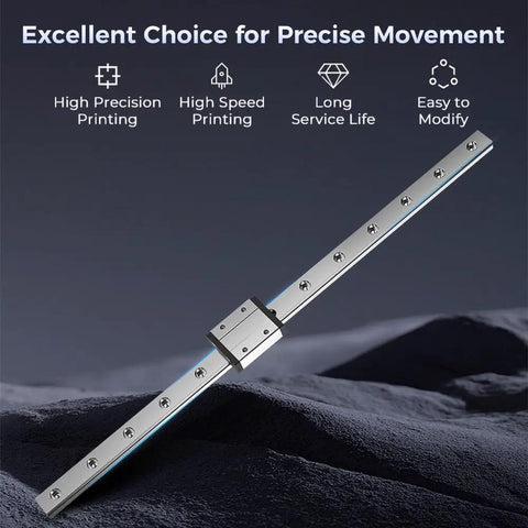 Ender 3 X Axis Linear Rail Kit With MGN12C Guide Rail 12.6 Inch Length Mount Bracket Sprite Pro Bracket on dark surface