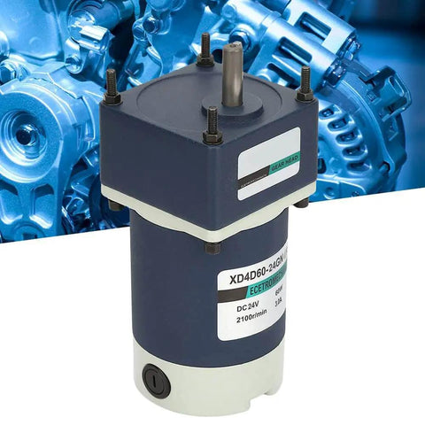 Beefy 24V 60W Metal Gear DC Gear Motor With Adjustable Speed 210 RPM Output Reduction 10 To 1