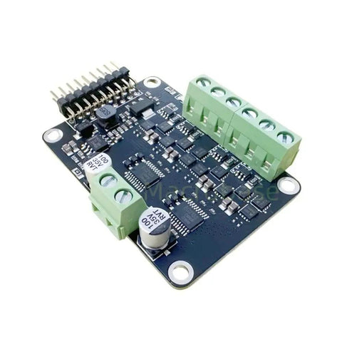 MKS Dual FOC V3.2 BLDC and Stepper Motor Controller Shield with ESP32 Development Board, top view showing connectors and components