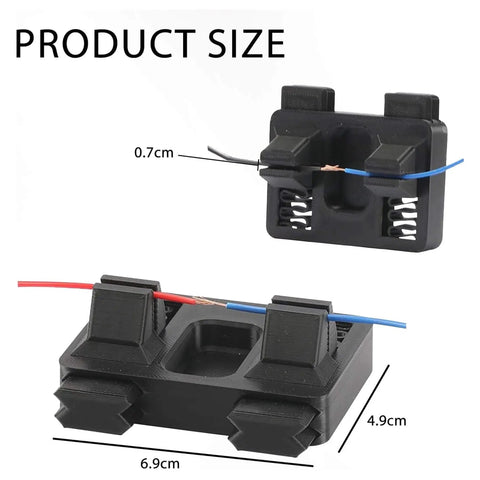 2 Pack Electric Wire Welding Fixture And Soldering Clamp For MIG TIG And Spot Welding, black, with wire holding lead