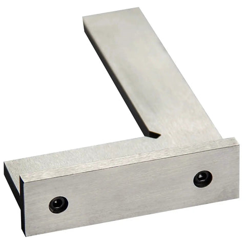 Pro Grade 4 Inch Machinist Square Engineer Right Angle Ruler With Seat 4 By 2.8 Inch Ground Hardened Steel For Precise Layout