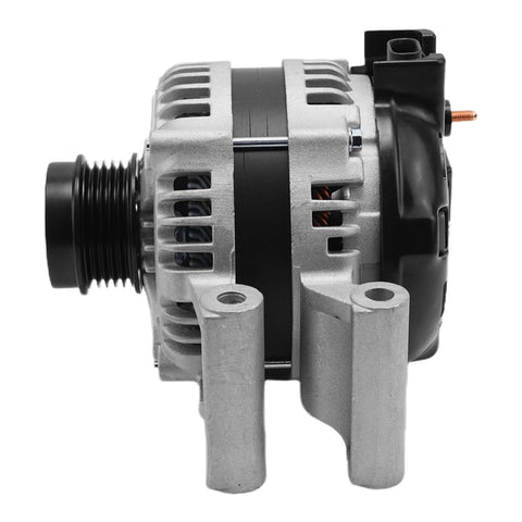 Side view of Upgraded High Performance Alternator Replacement 11682N 13592811 22892568 22892569 for GM 2.0L/2.5L L4 Engines.